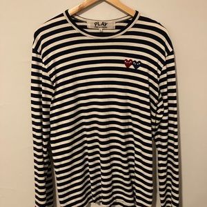 CDG long sleeve shirt size L